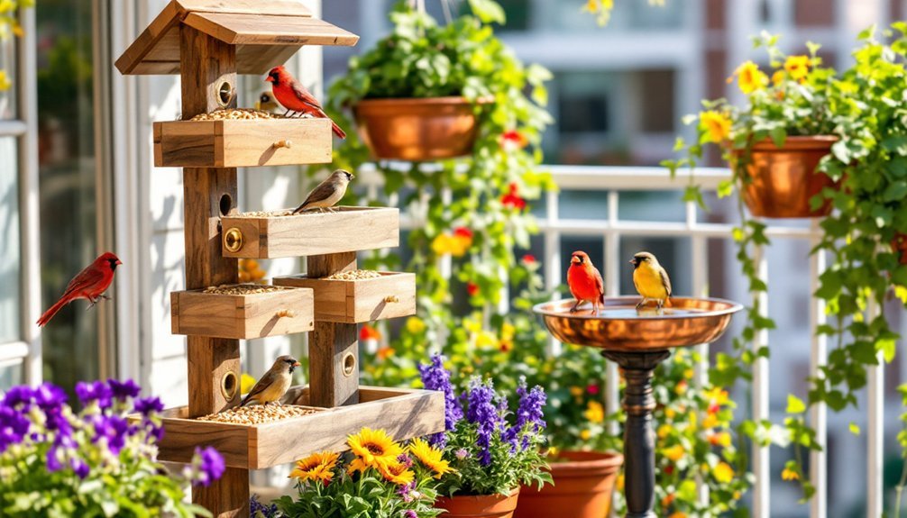 attract birds to balconies