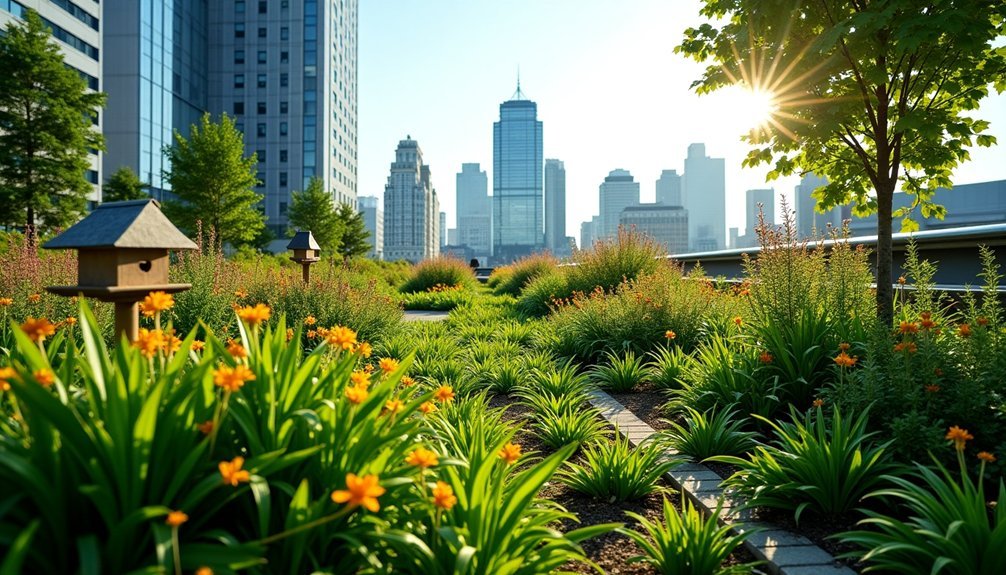 bird friendly green roof success