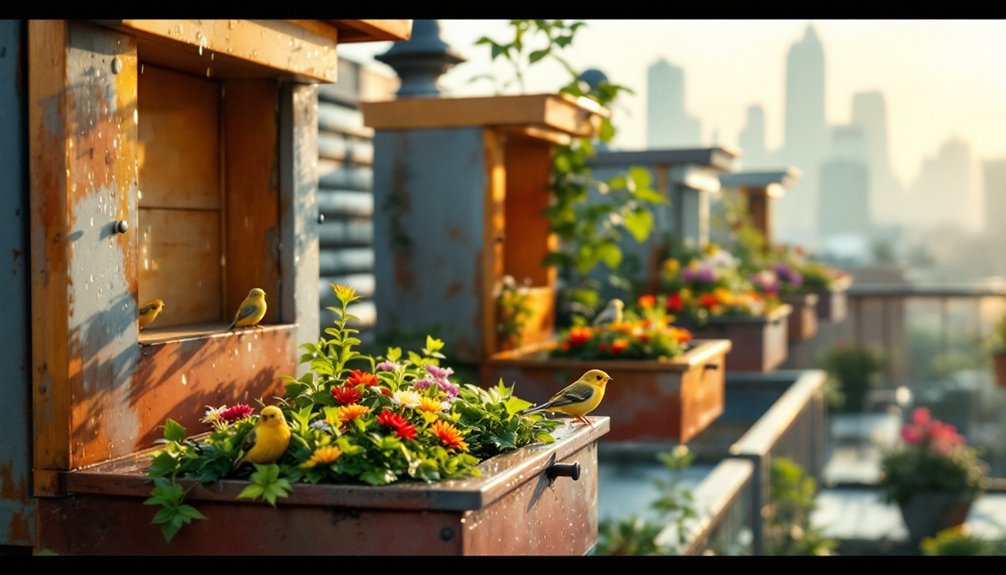 bird friendly rooftop storage solutions