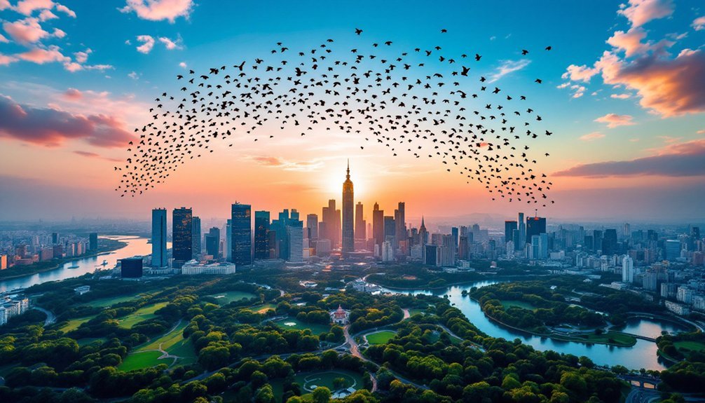 bird migration city routes