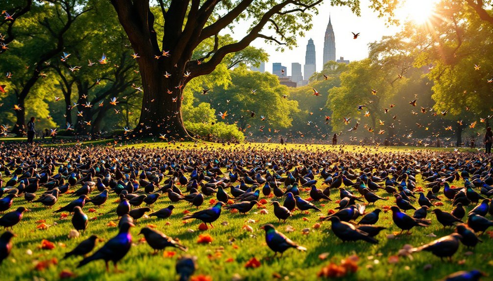 bird population in central park