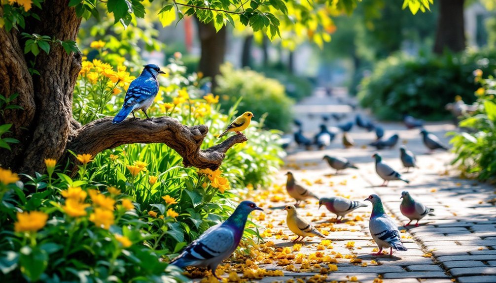 birdwatching in urban parks