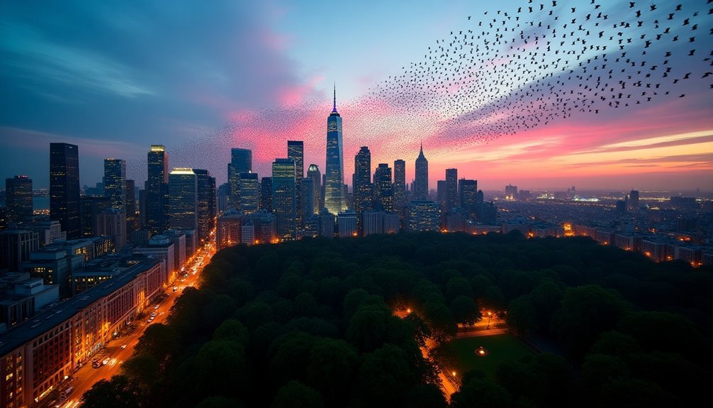 cities attracting migrating birds