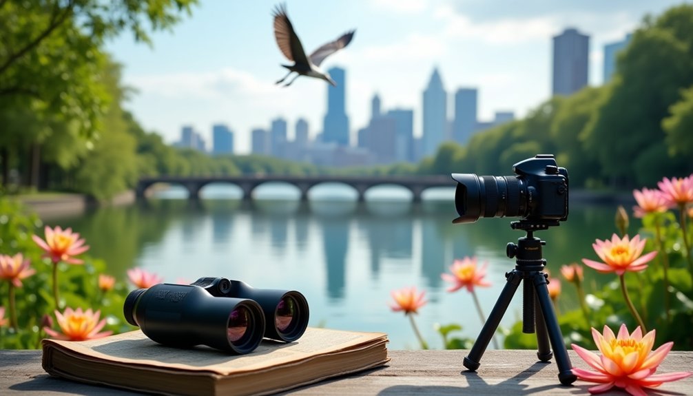 city bird watching essentials