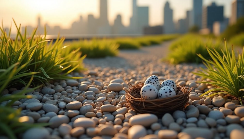 gravel rooftops protect shorebirds