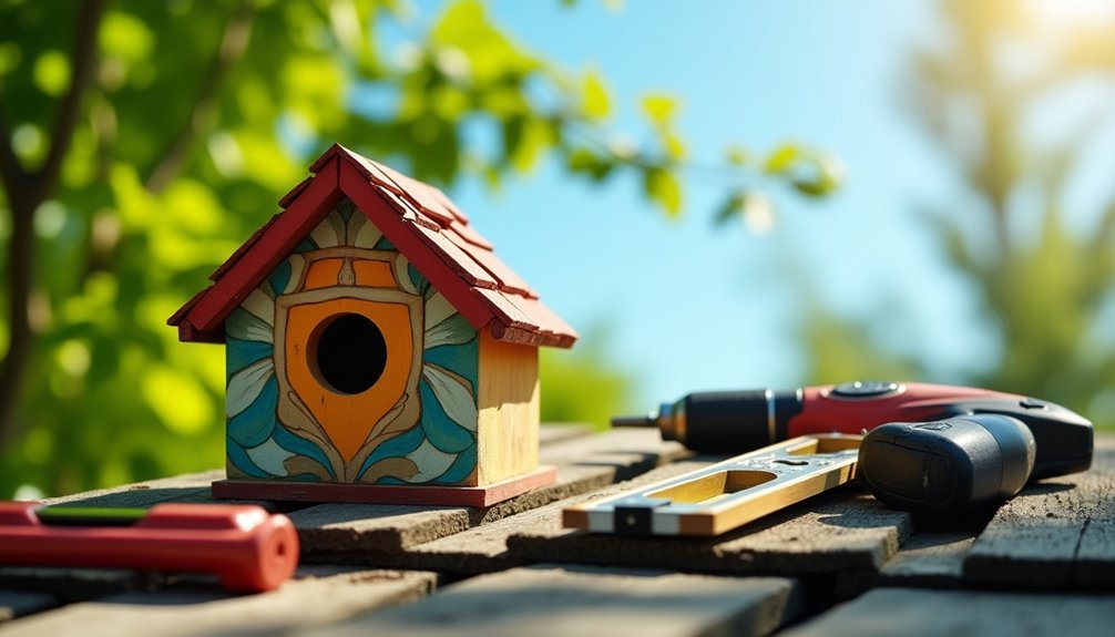 ideal roof birdhouse selection