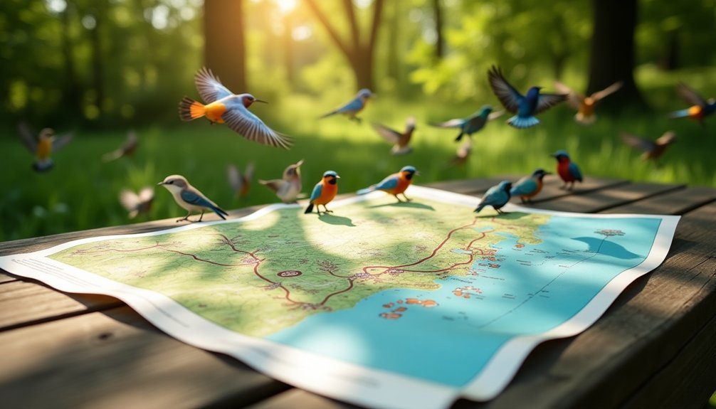 park maps enhance birdwatching