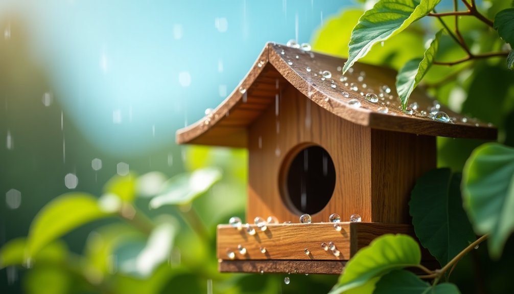 protecting rooftop bird boxes