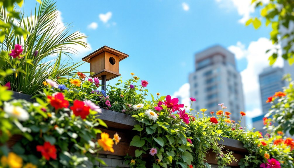 sustainable bird friendly rooftop gardens