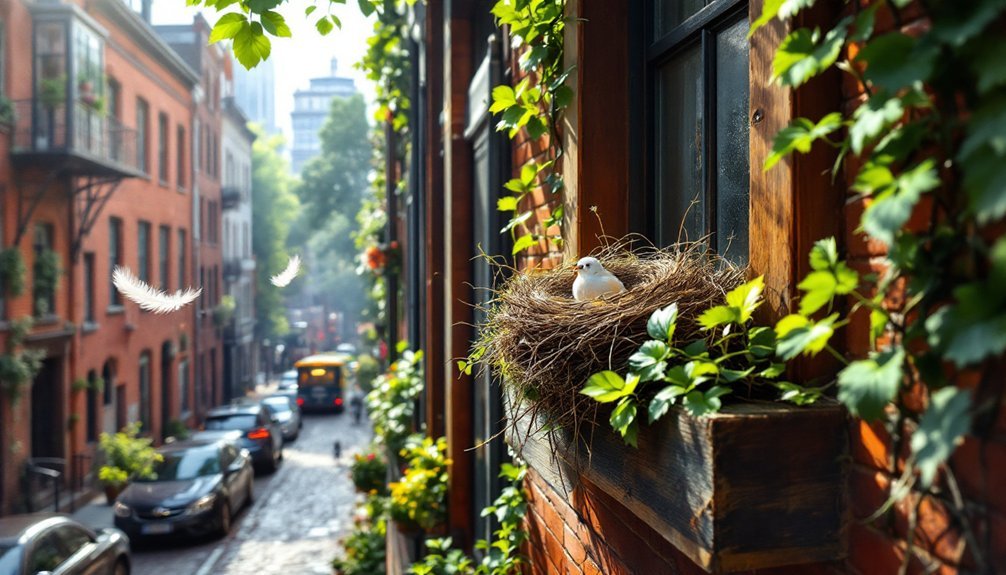 urban bird nesting sites