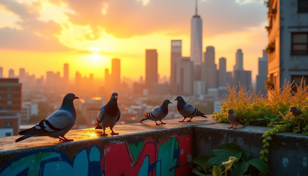 urban habitats attract birds