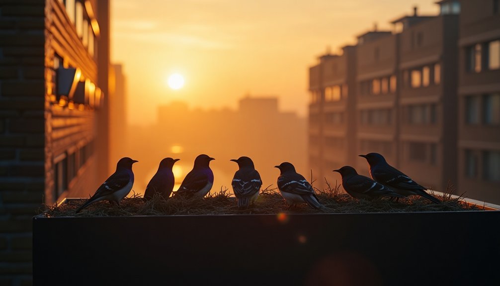 urban heat impacts avian sleep