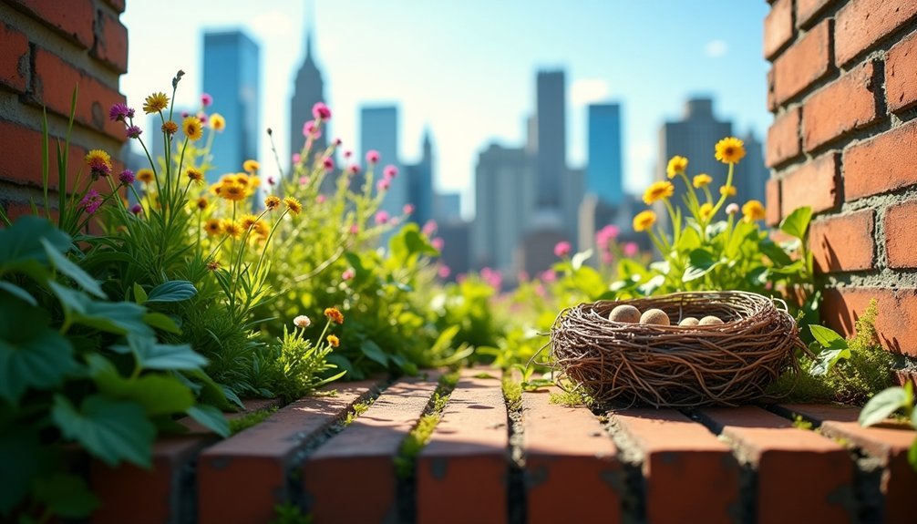 urban rooftops natural beauty