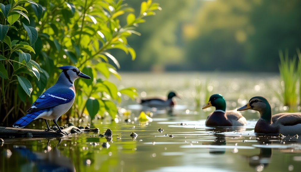 urban water bird habitats