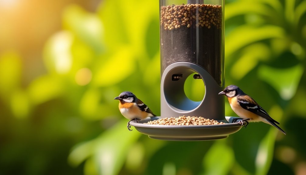 battery operated automatic feeder