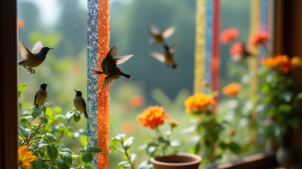 birds colliding with windows