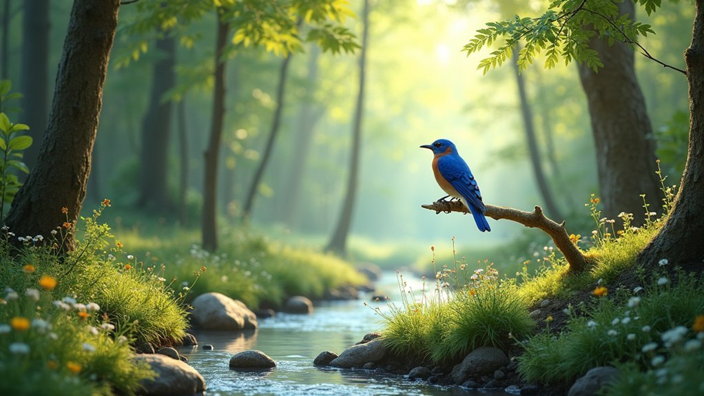 birds flourish in silence