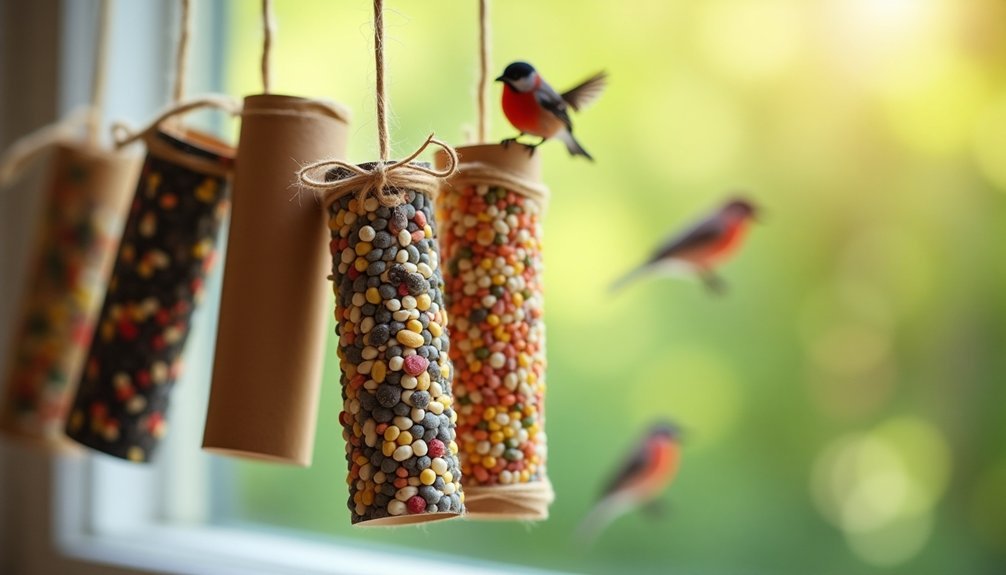 birdseed rolls for windowsills