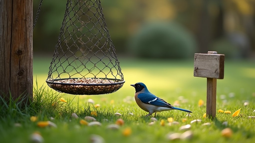 deter blue jays feeding