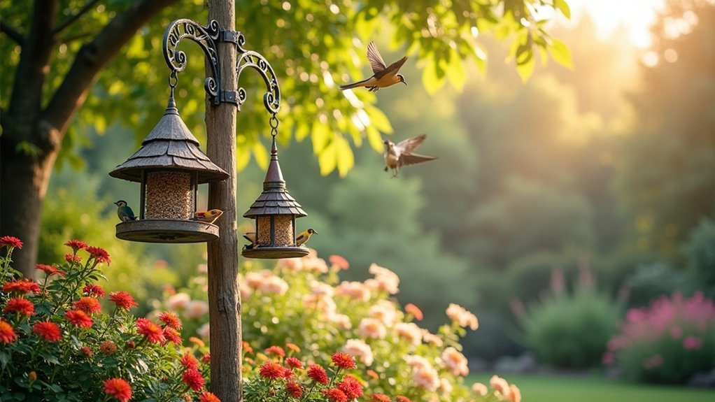 optimal bird feeder locations