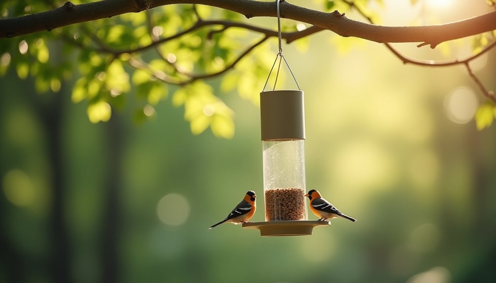 quiet feeding stations designed