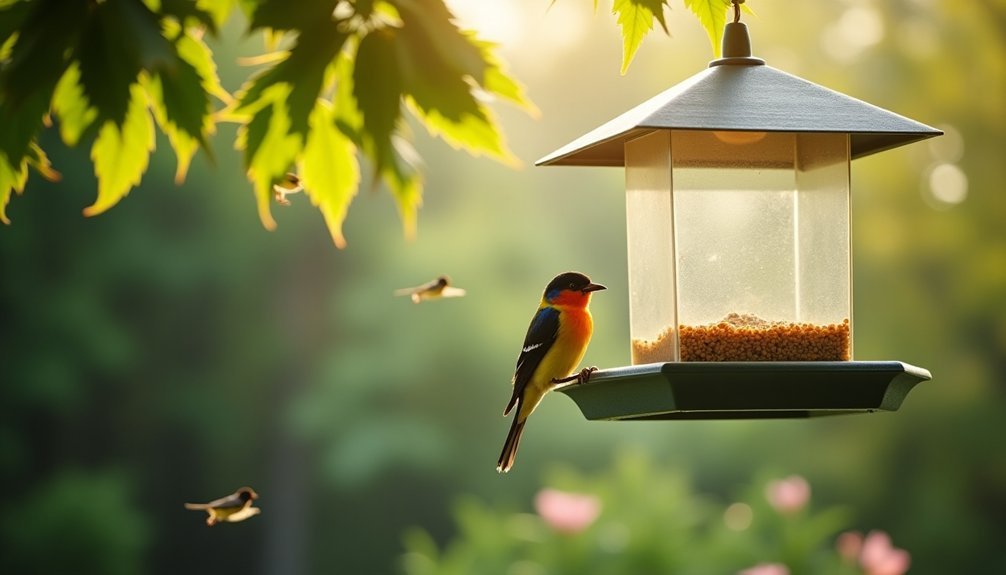 soundproof window bird feeders