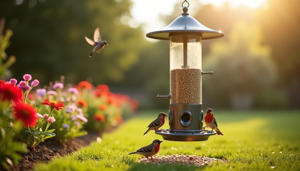 squirrel proof timed feeding solution