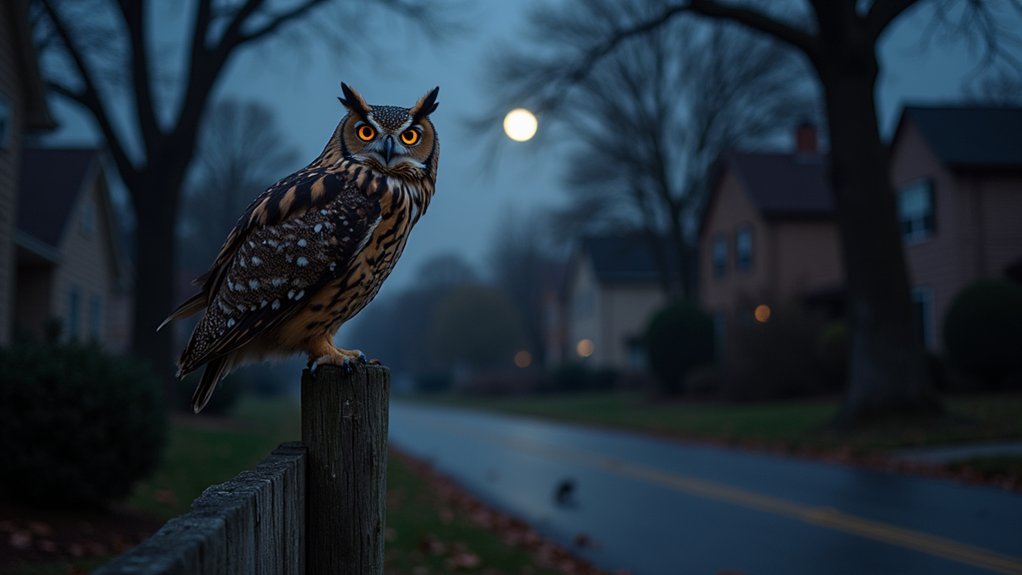 urban owl hunting behavior