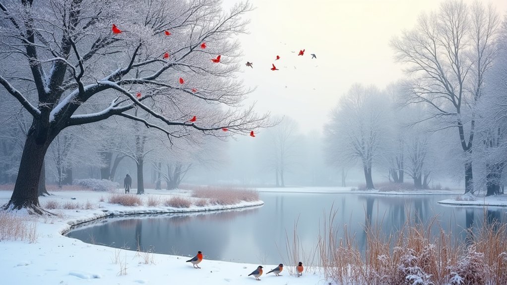 winter urban birdwatching locations