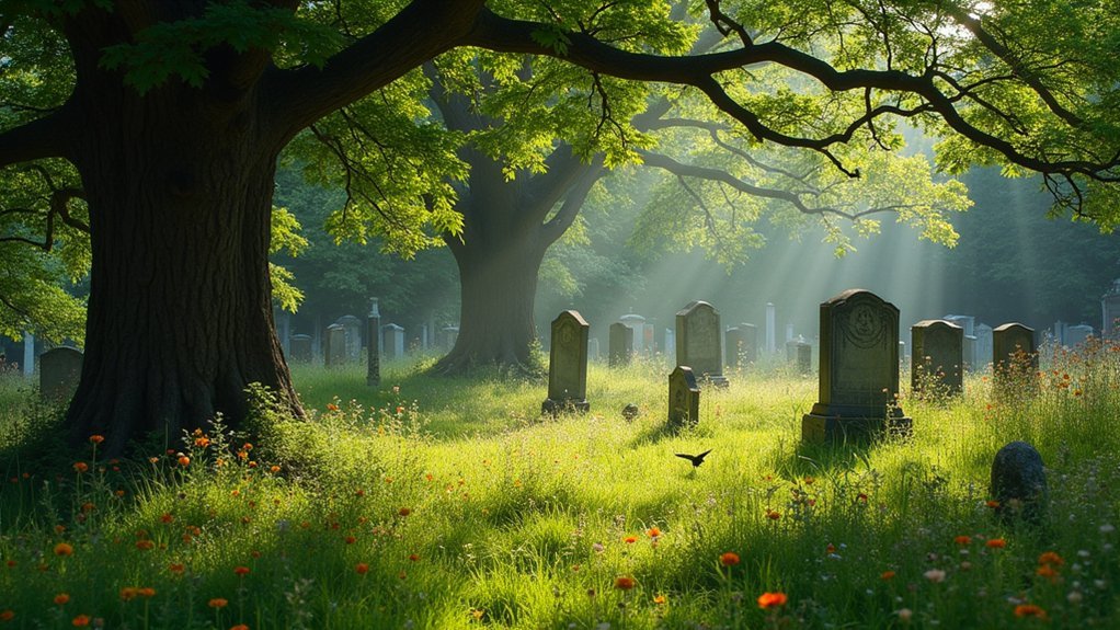 cemetery landscapes support migrating warblers