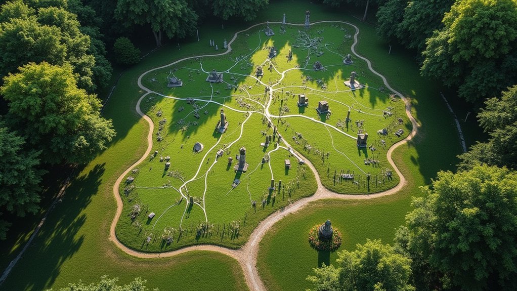 What Cemetery Maps Show Protected Species Sanctuaries?