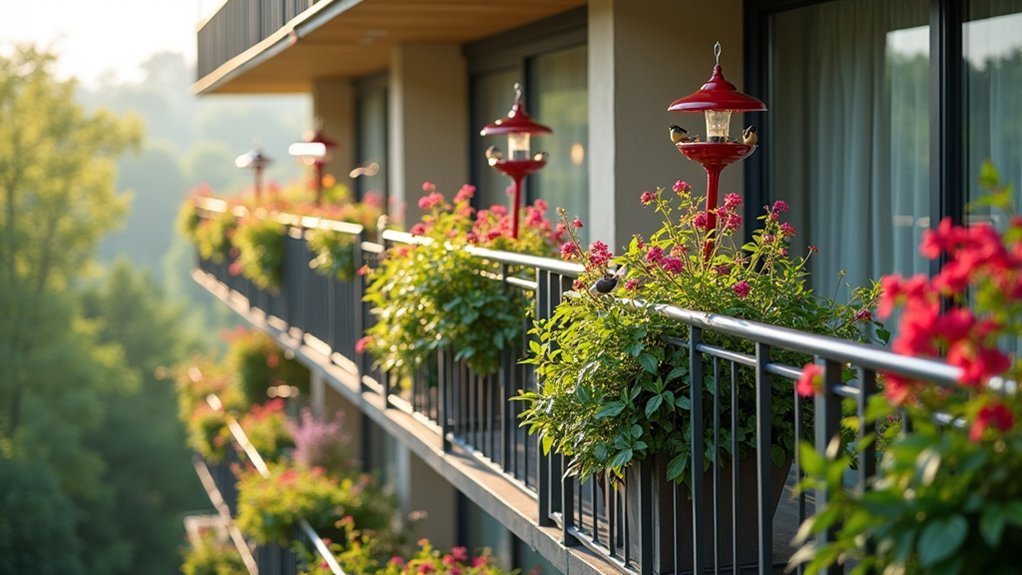 diverse bird railing attachments
