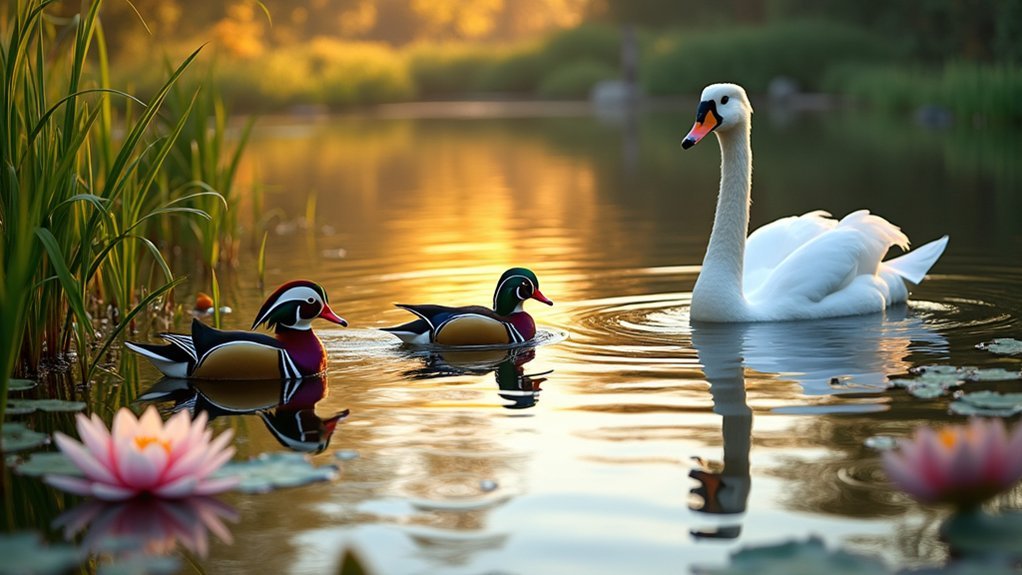 exotic waterfowl pond discoveries