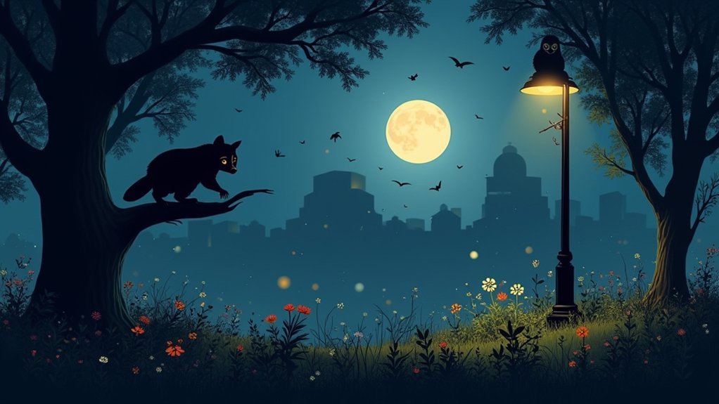 nocturnal urban wildlife activity