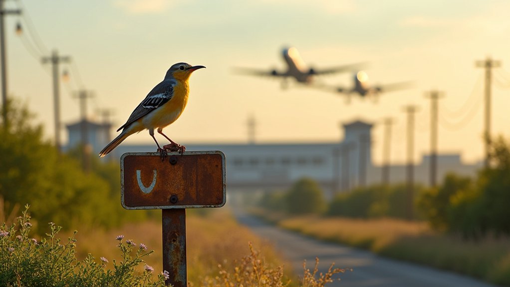 urban birds mimic sounds