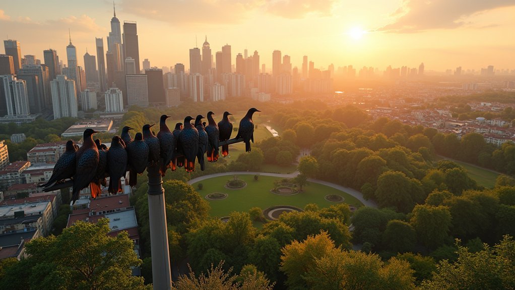 urban habitats support birds