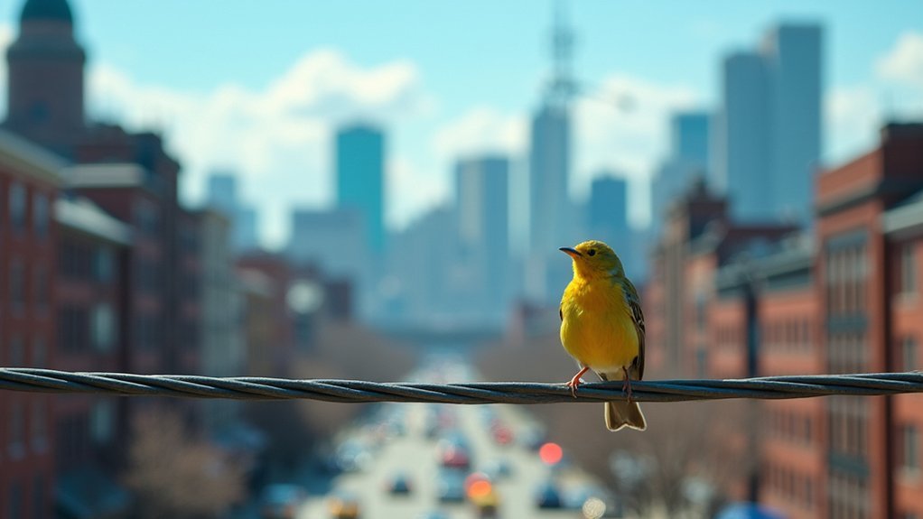 urban noise affects bird songs