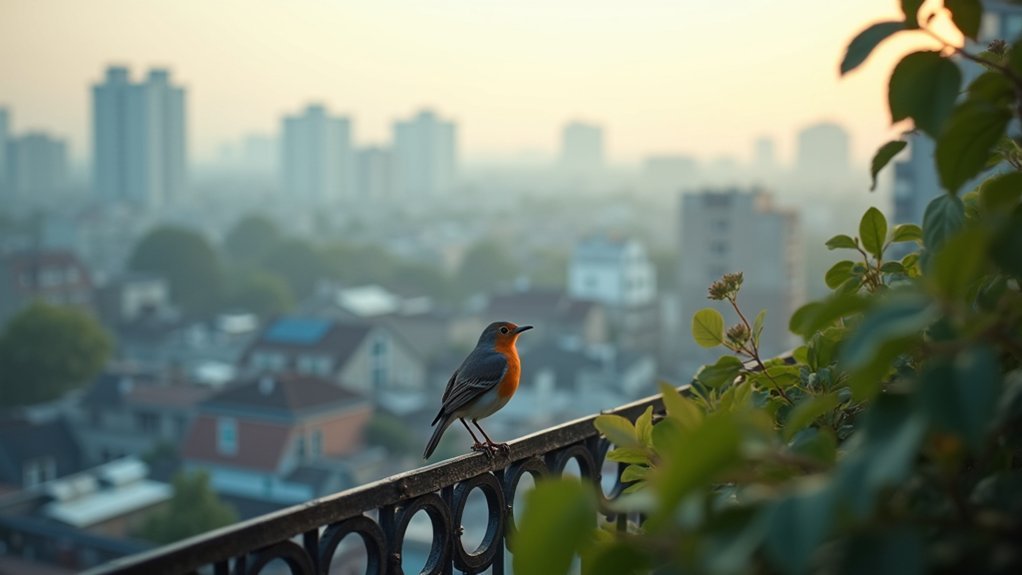 urban robin vocal territories