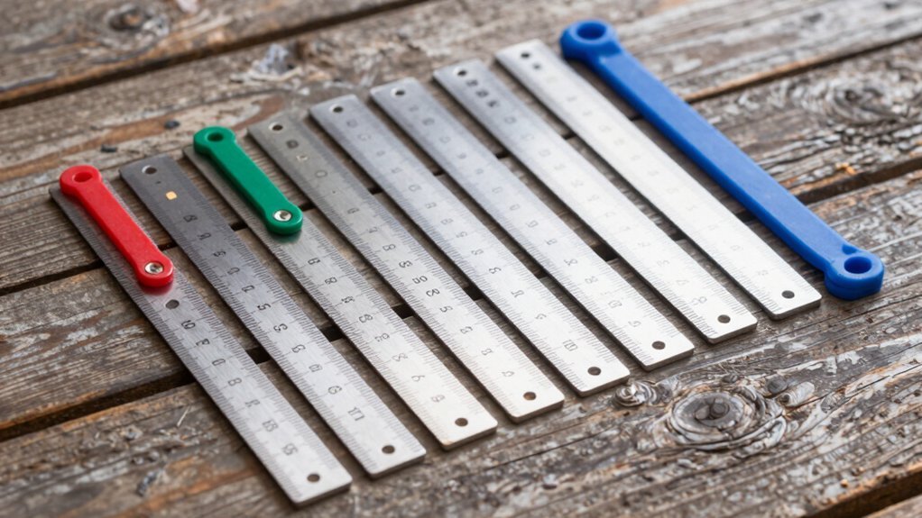 pocket sized rulers field measurements